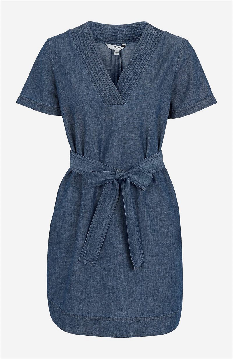 Läs mer om Denimtunika med skärp