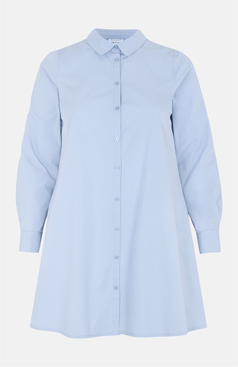 Läs mer om Långskjorta i poplin Lady