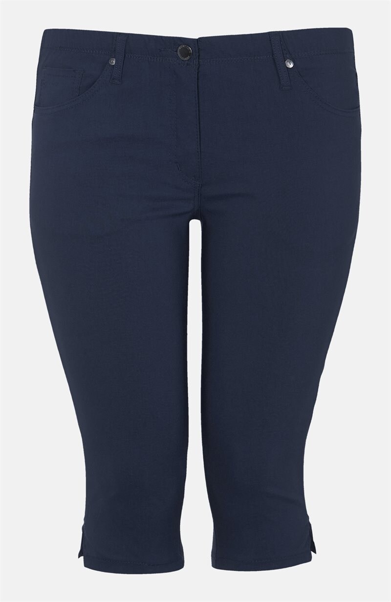Läs mer om Capribyxa med stretch Bengalin