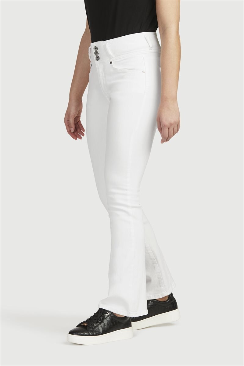 Läs mer om Bootcut jeans med hög midja Jennifer
