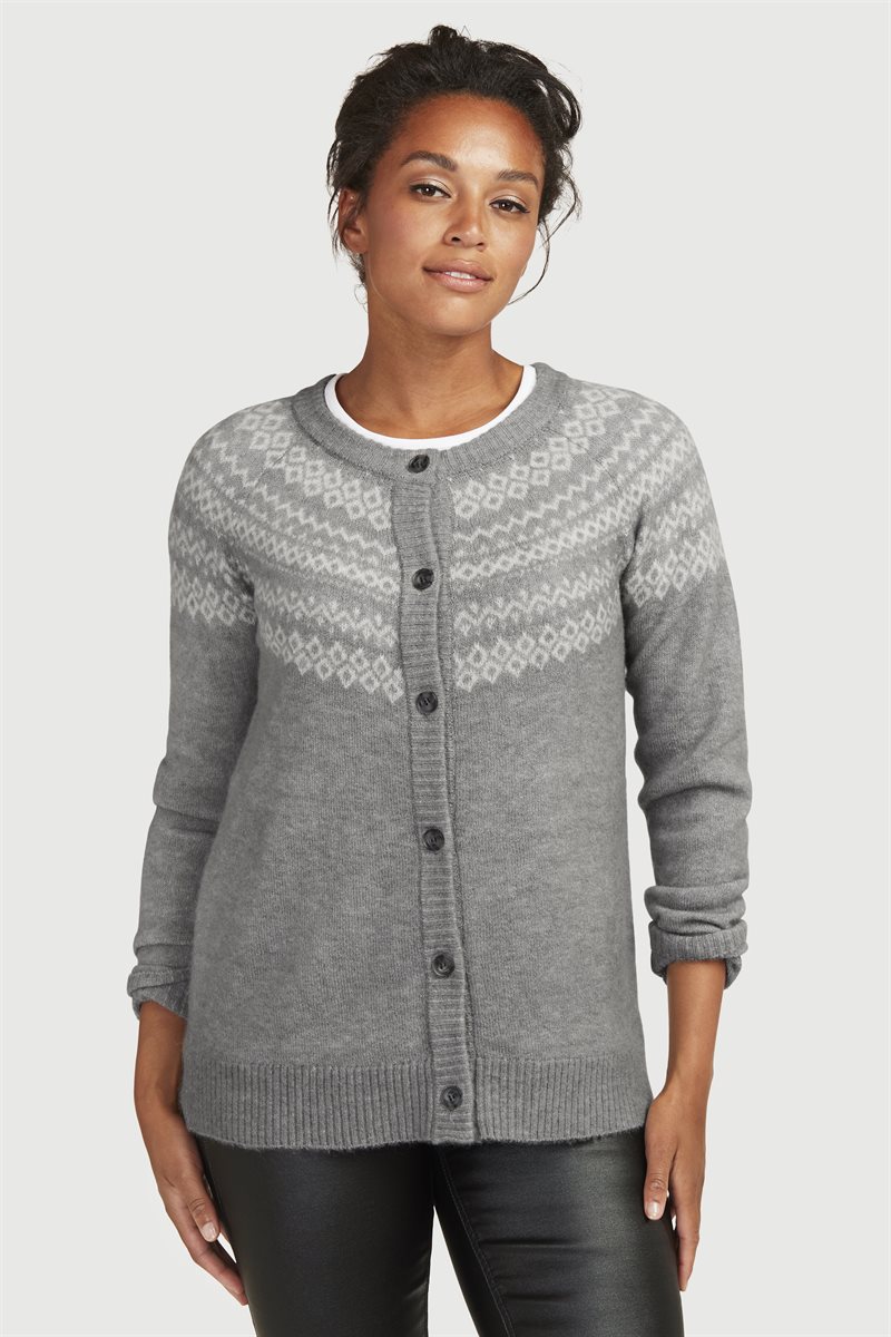Läs mer om Stickad cardigan