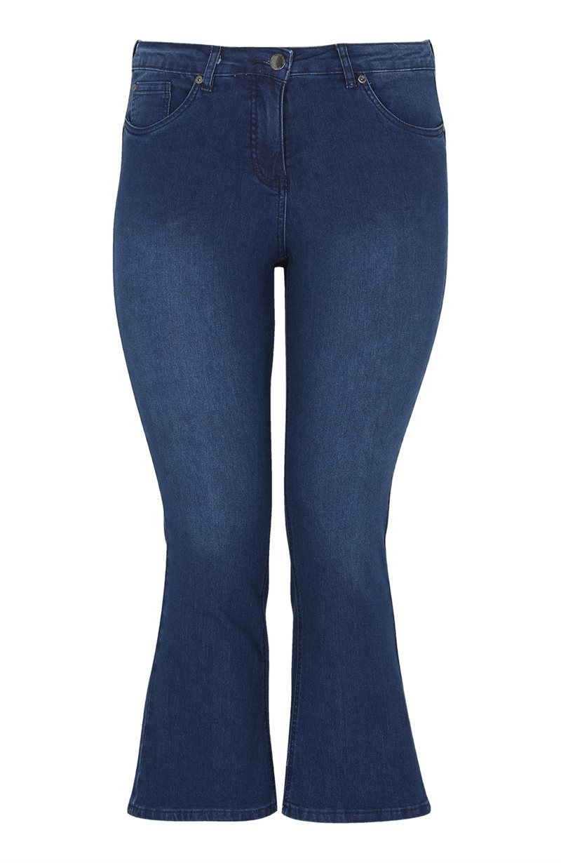 Läs mer om Stretchiga ankeljeans Shake