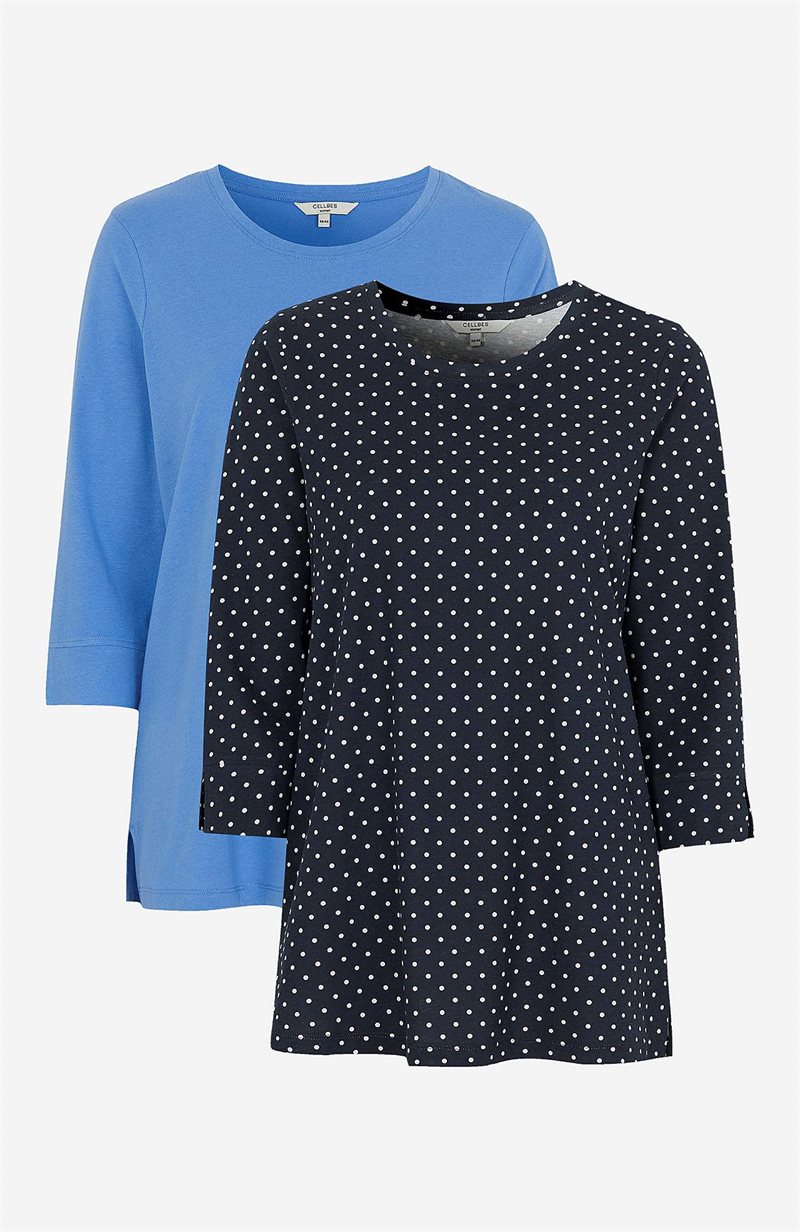 Läs mer om Mjuk trikåtopp 2-pack
