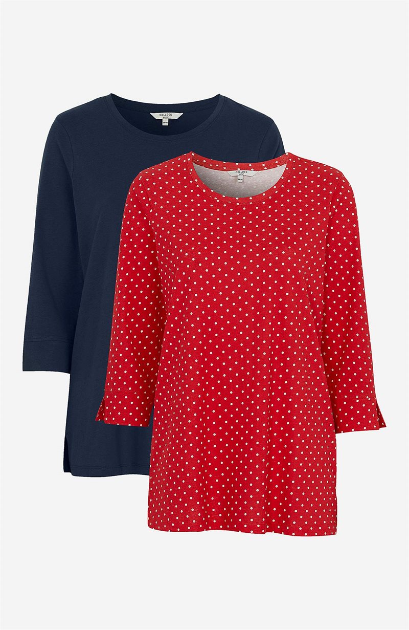 Läs mer om Mjuk trikåtopp 2-pack
