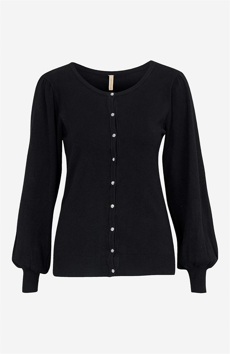 Läs mer om Finstickad cardigan Dollie