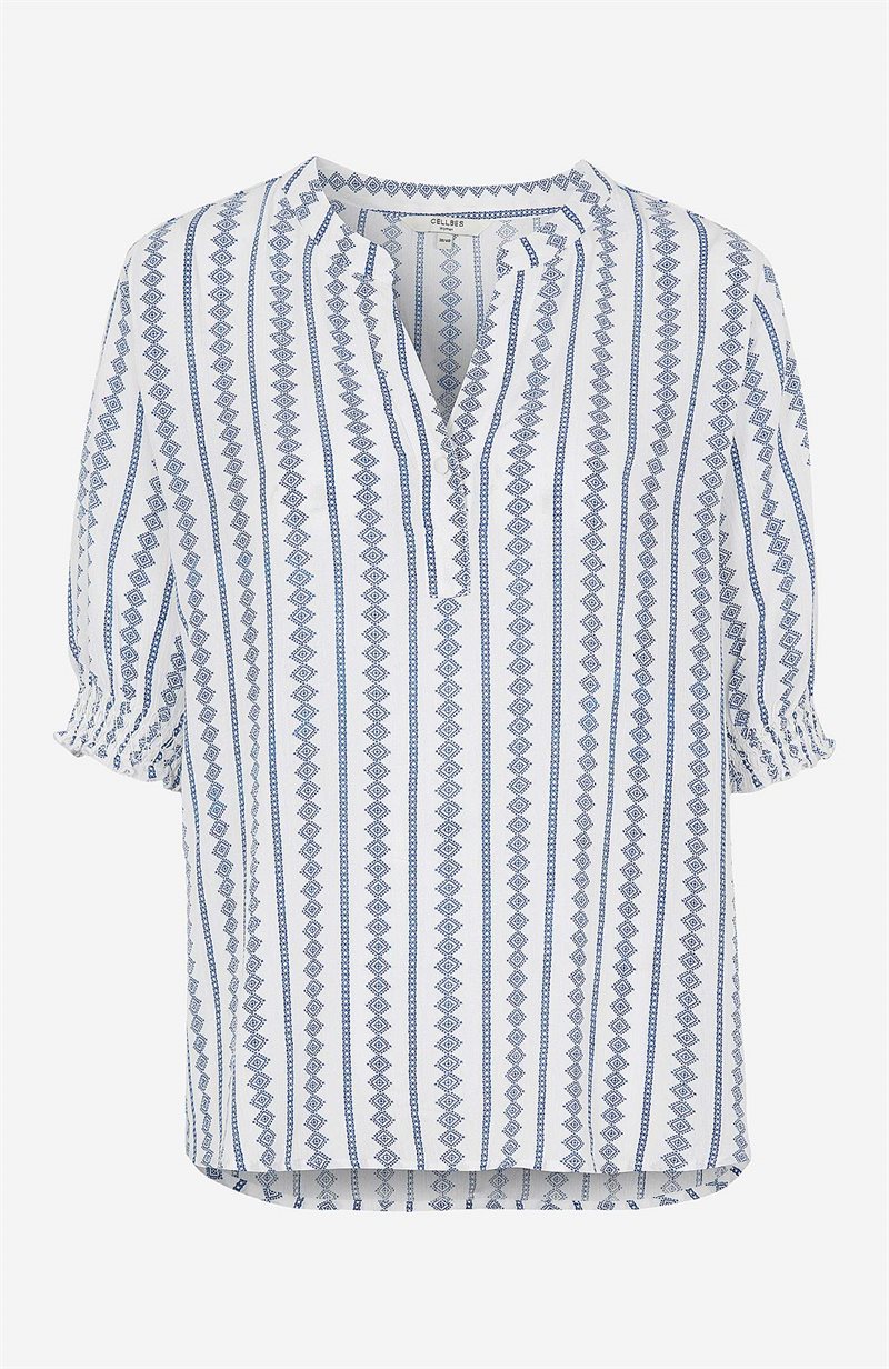 Läs mer om Crepe blus med smock
