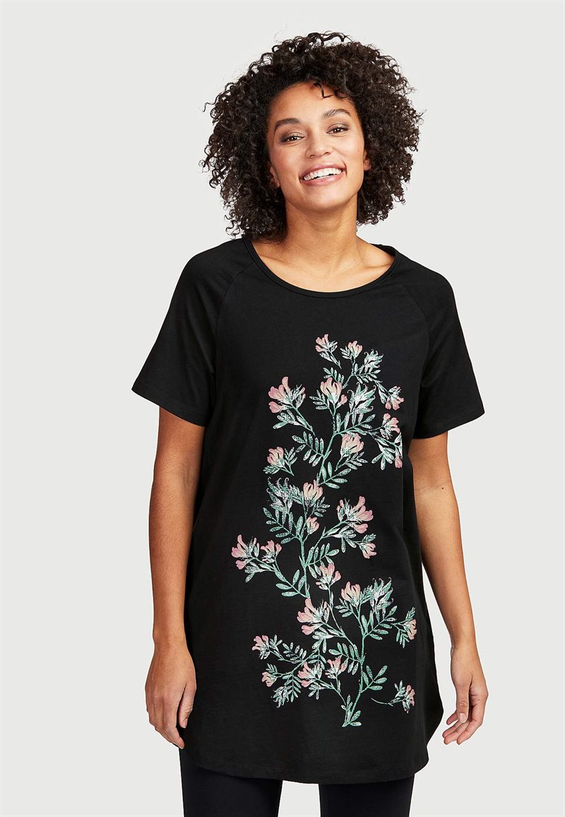 Mönstrade trikåtunikor