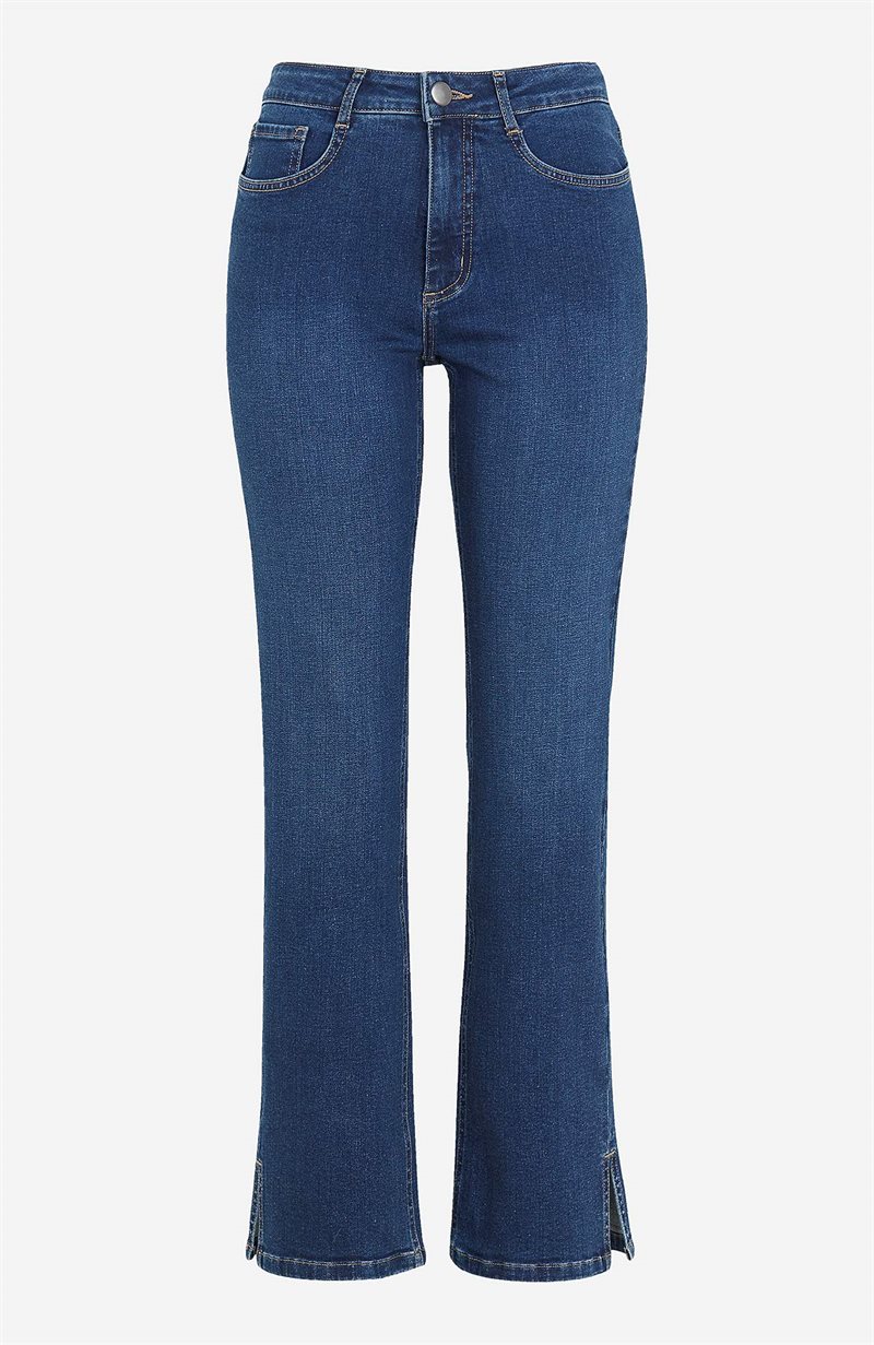 Läs mer om Raka jeans med slits