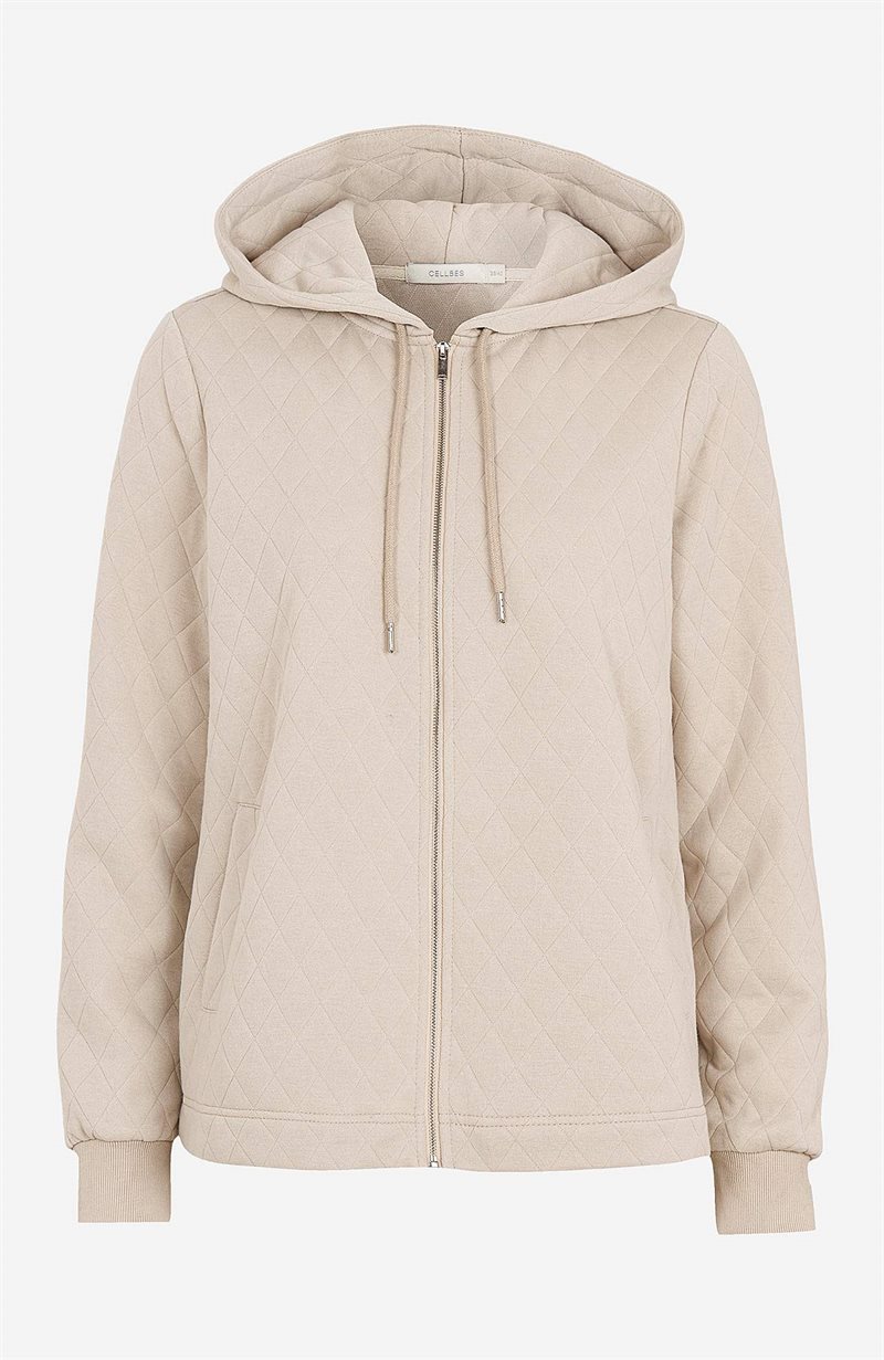 Läs mer om Quiltad sweatshirtjacka