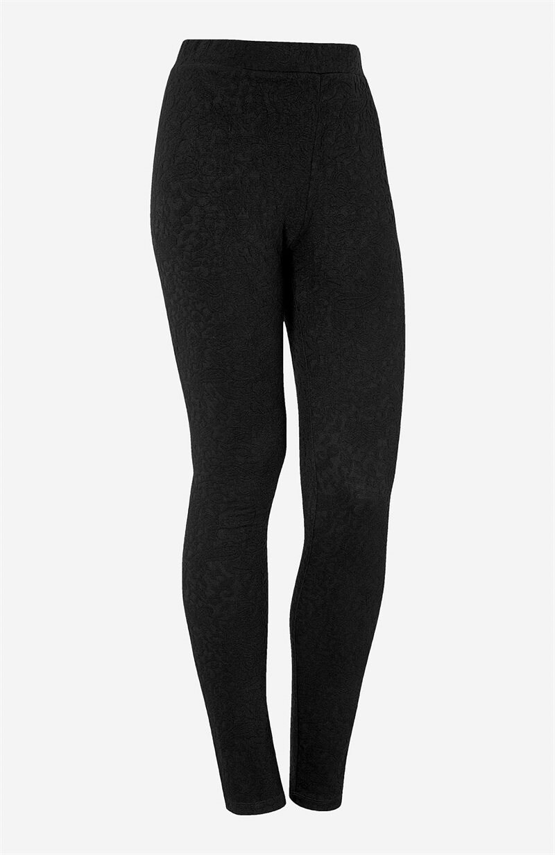 Läs mer om Mönsterstickade leggings