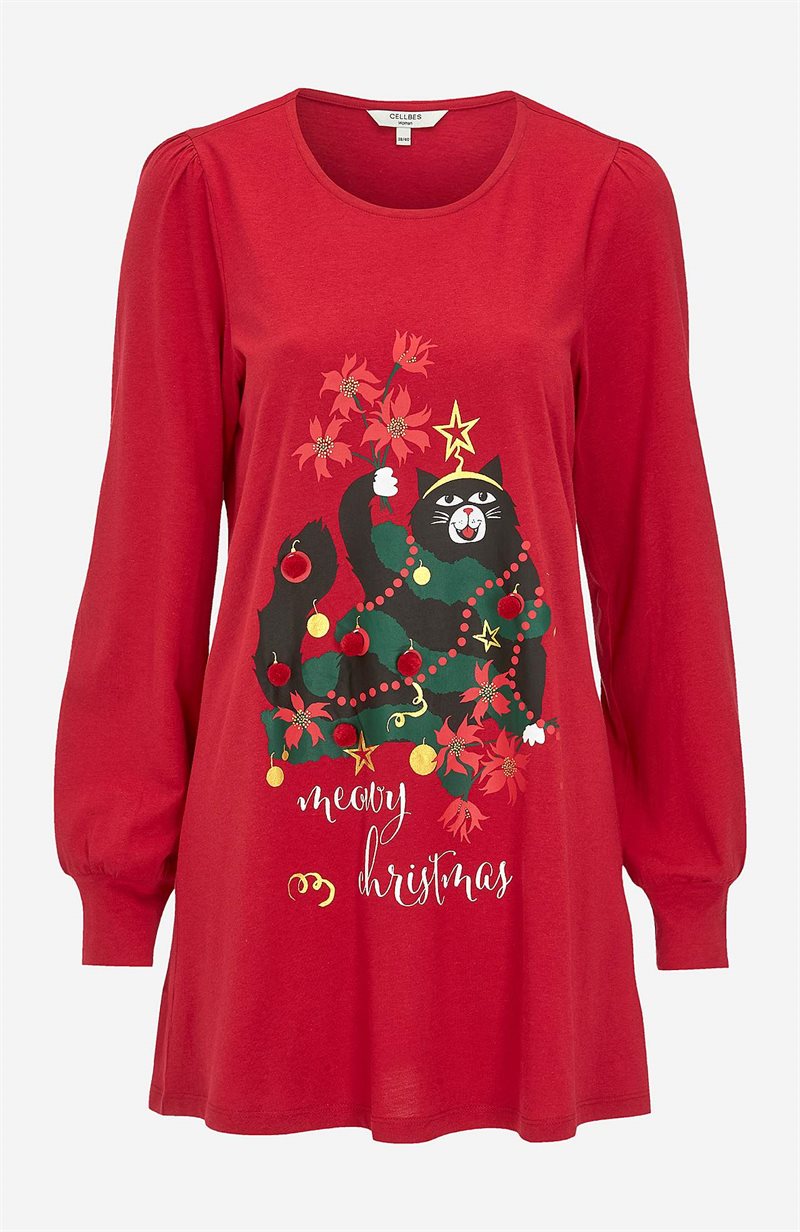 Läs mer om Tunika med julmotiv