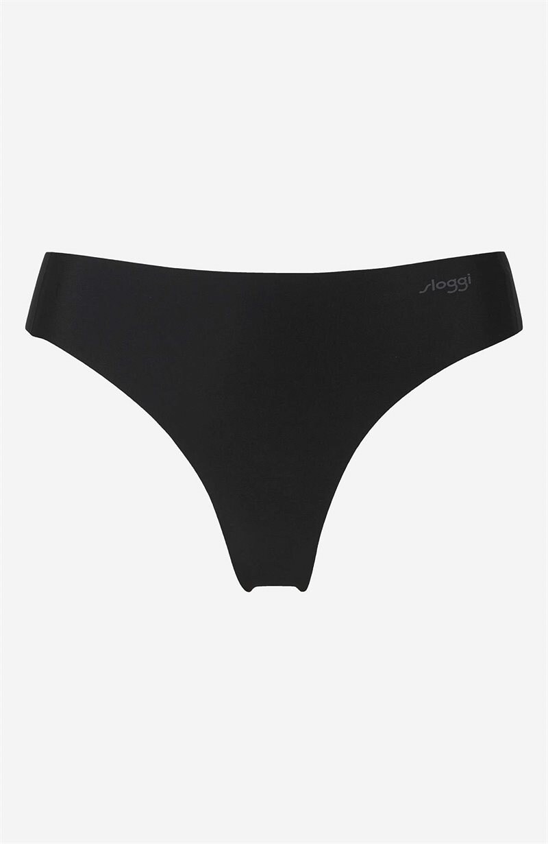 Läs mer om Sömlös stringtrosa i mjuk microfiber Zero Feel