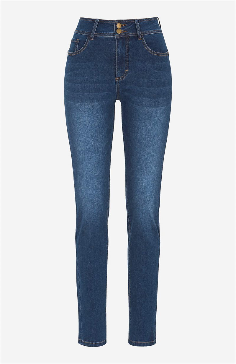 Shaping jeans med stretch