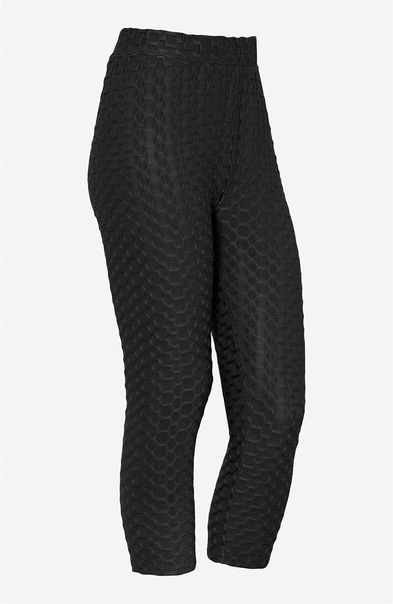 Läs mer om Caprileggings med strukturmönster