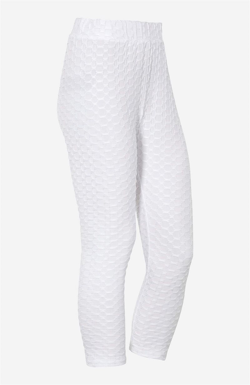 Läs mer om Caprileggings med strukturmönster