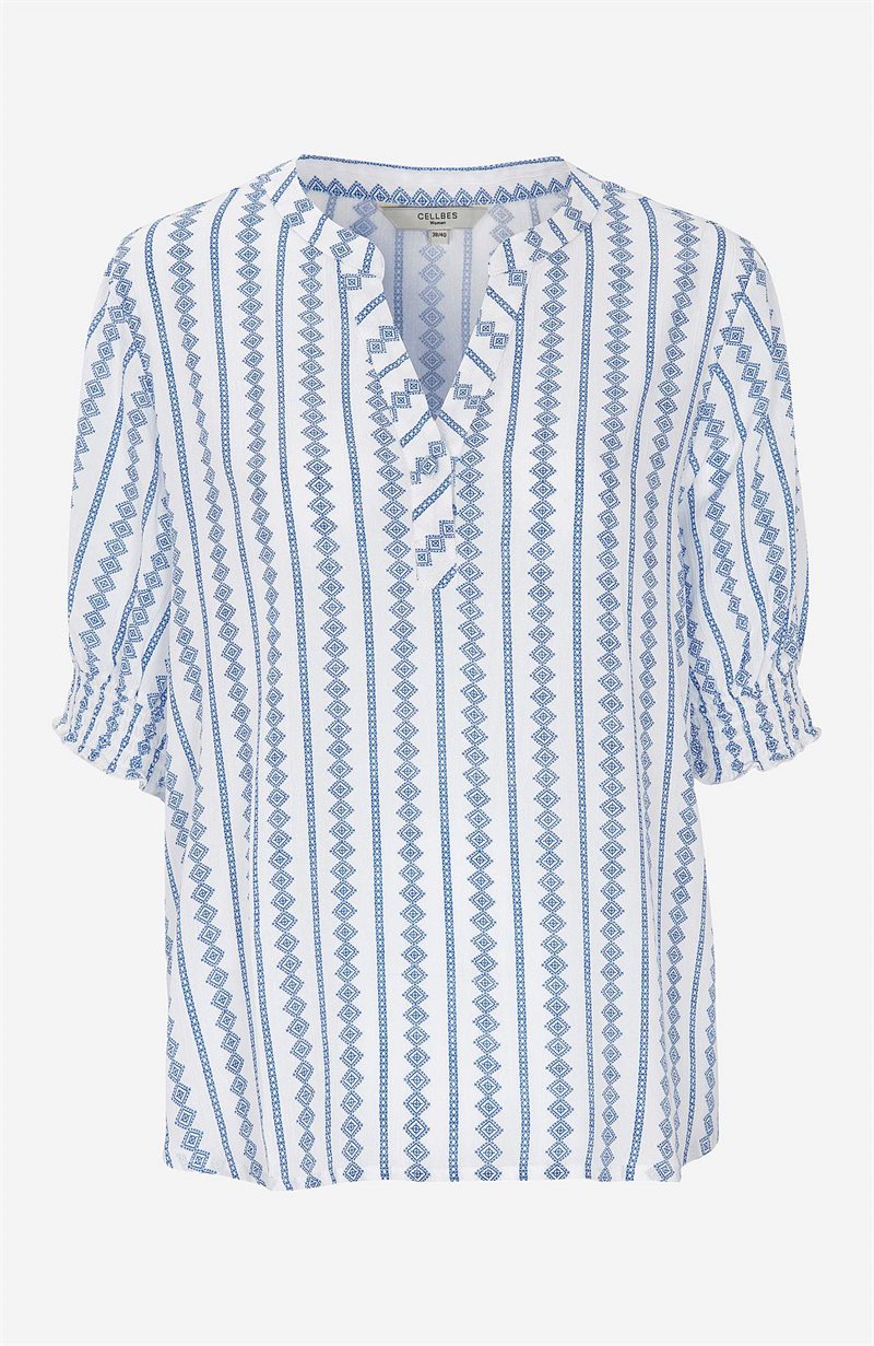 Läs mer om Crepe blus med smock
