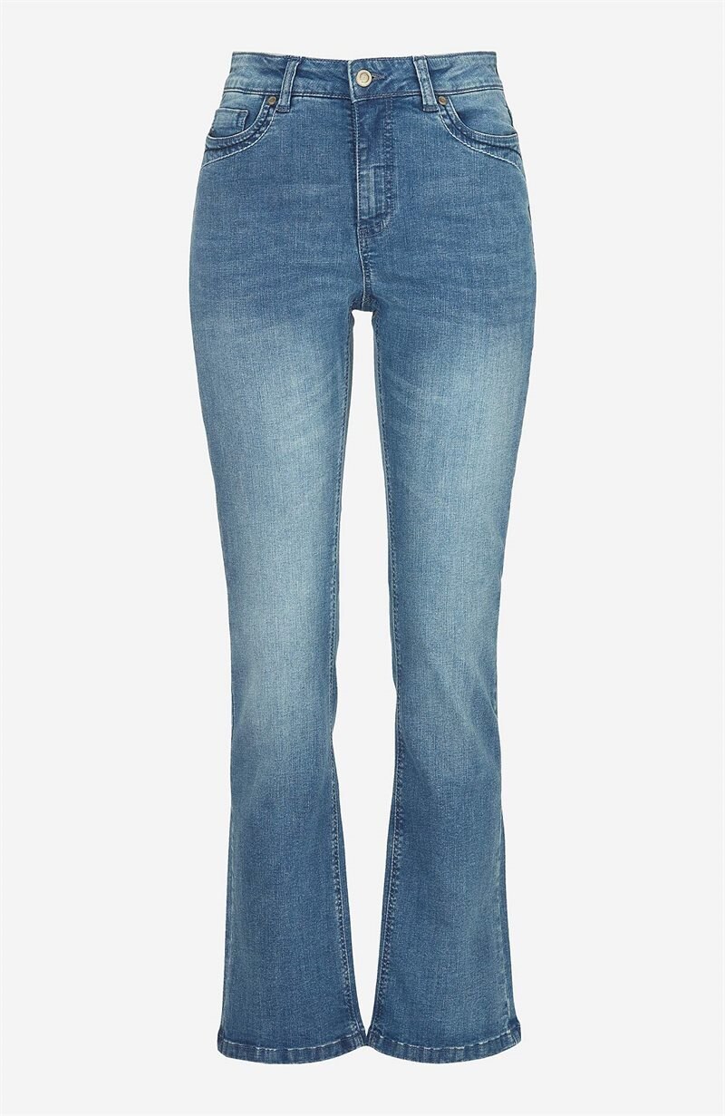 Stretchjeans med bootcut Anja