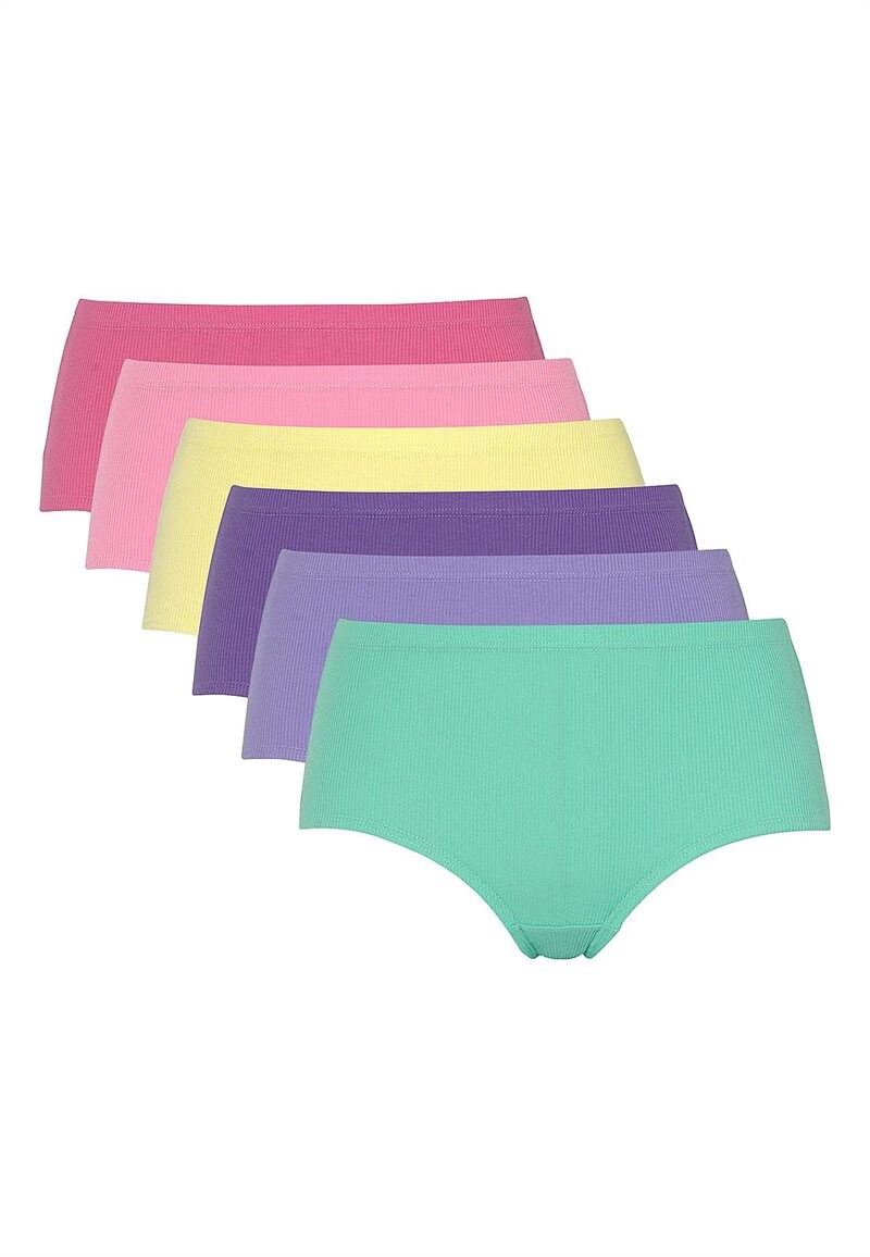 Läs mer om Ribbtrosa hög midja 6-pack