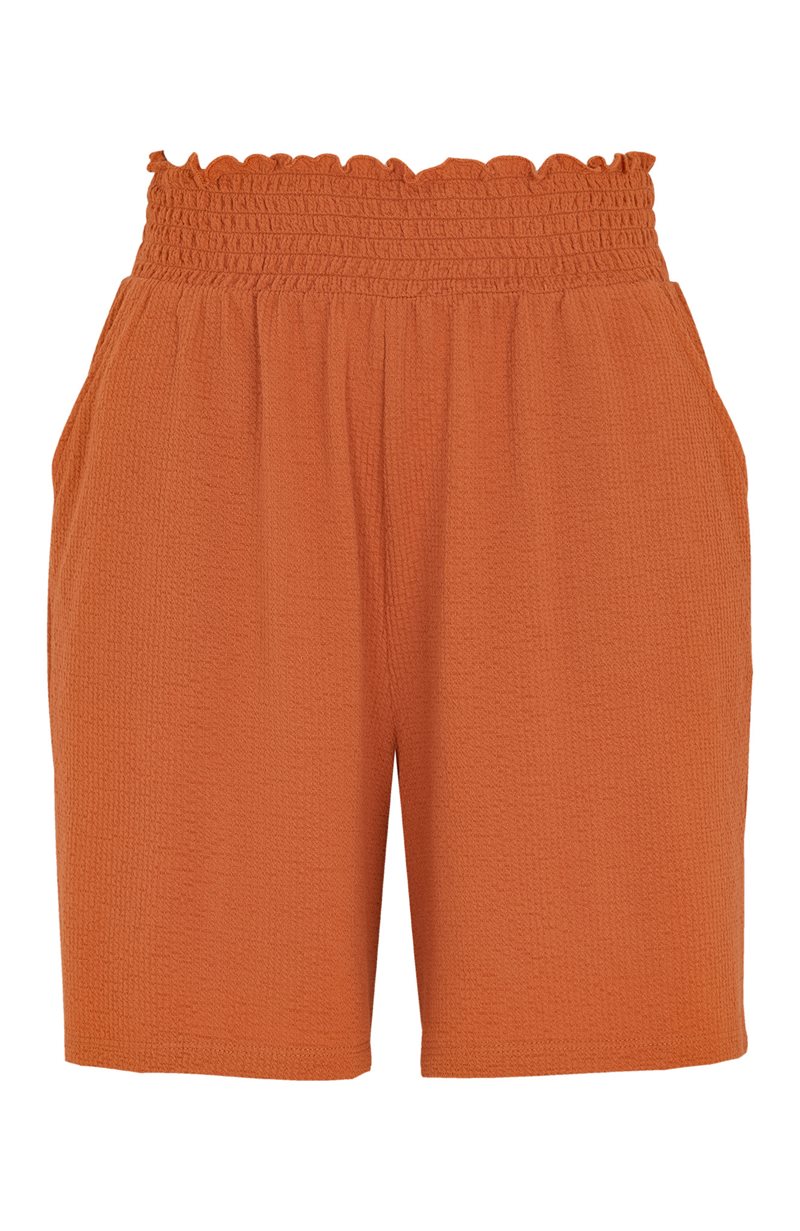 Läs mer om Trikåshorts med våffelstruktur