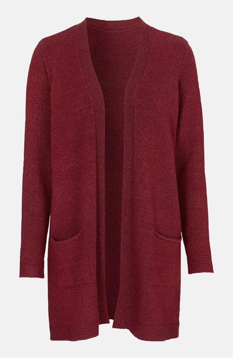 Läs mer om Lång cardigan med fickor