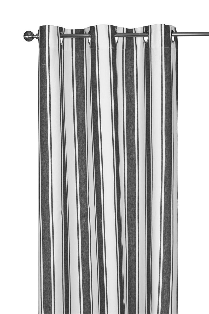 Läs mer om Gardinlängd rand med öljetter 2-pack