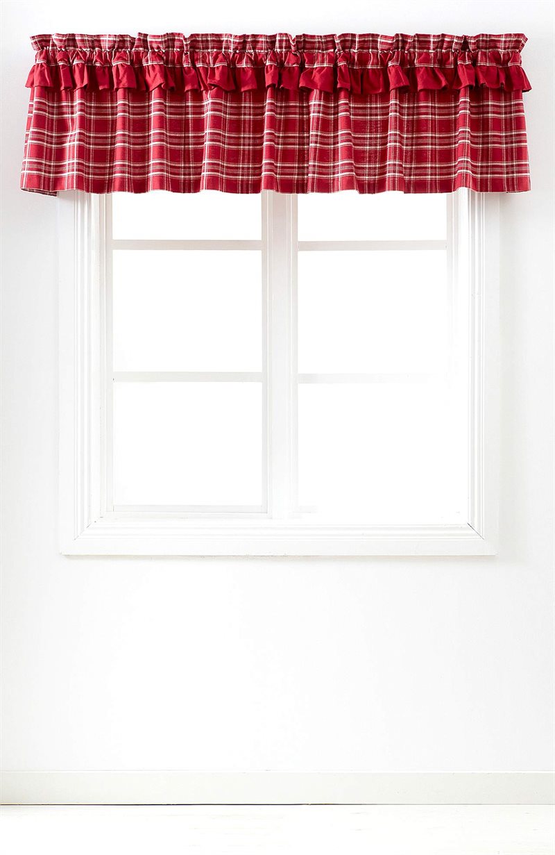 Rutig julgardin X-mas check