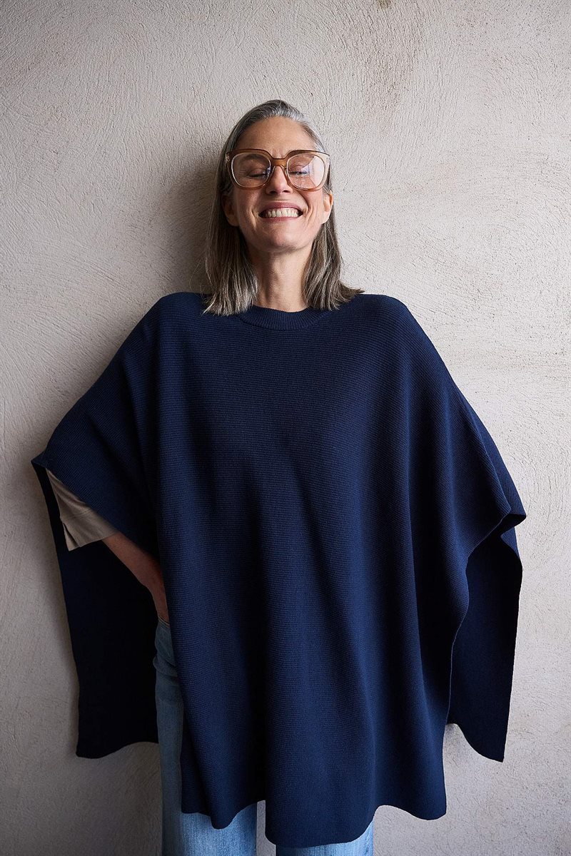 Product Image for Finstickad poncho