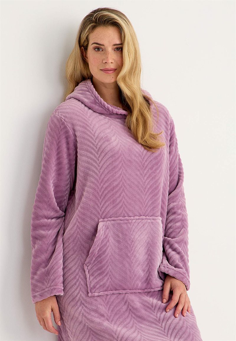 Product Image for Morgonrock i mönstrad fleece Lotta