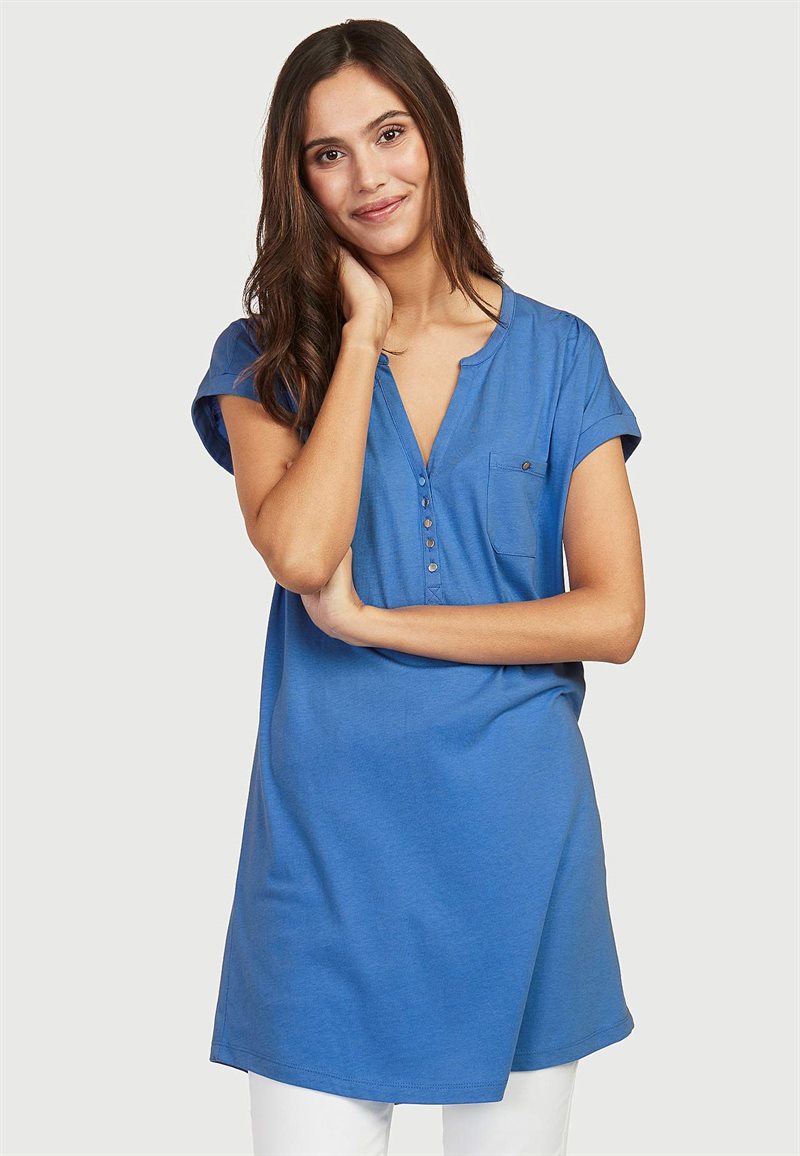 Trikåtunika med metallknappar 37389