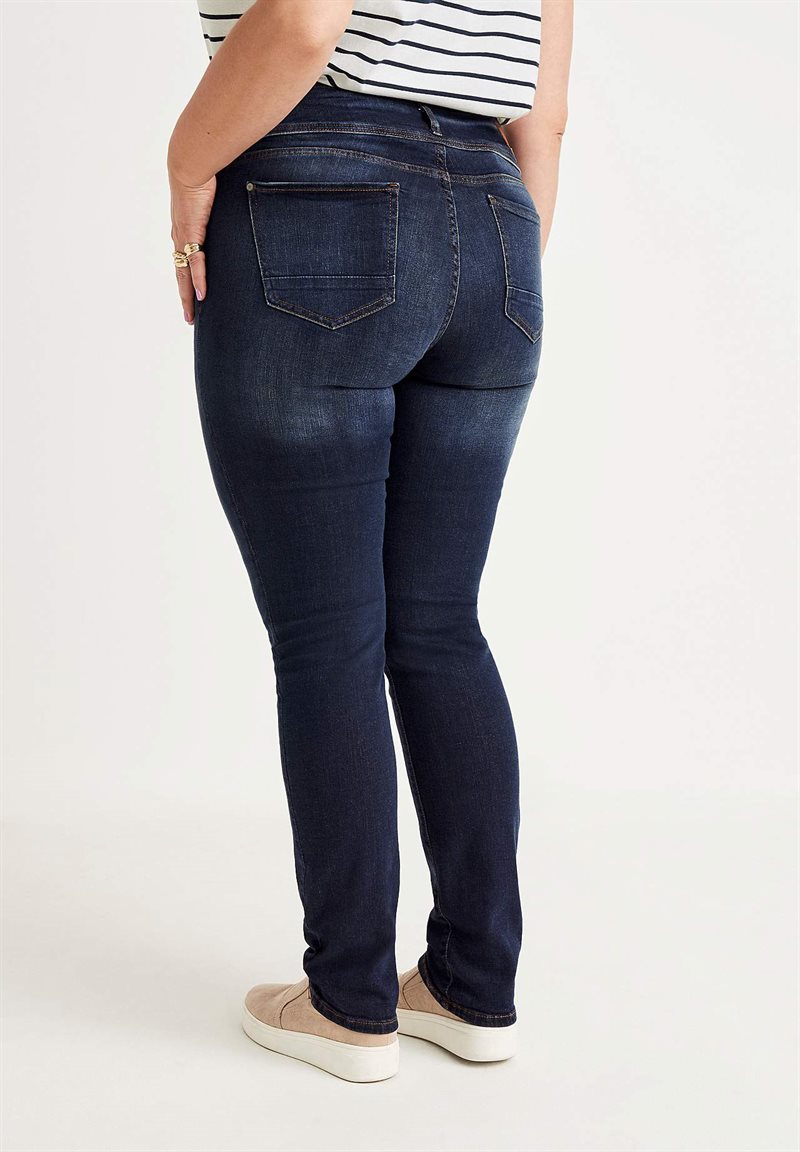 Raka jeans med hög midja Jenny 37426