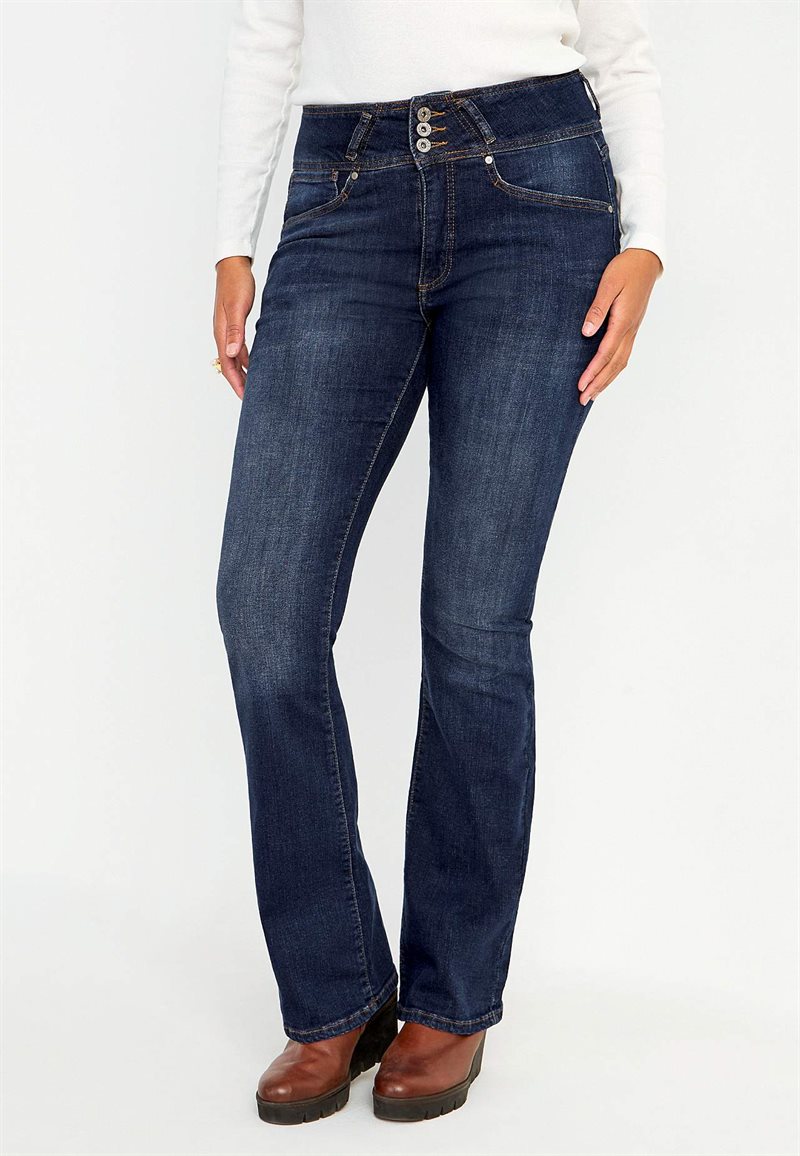 Bootcut jeans med hög midja Jennifer 37452