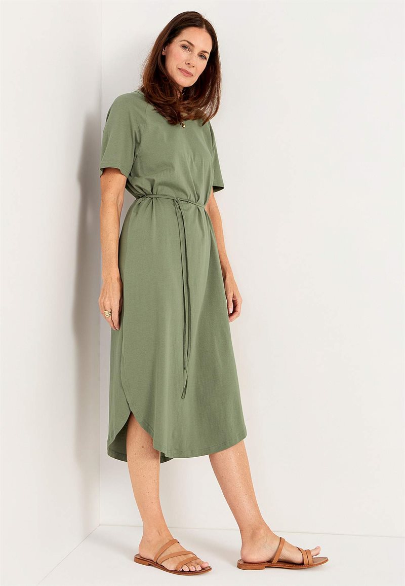 Trikåklänning i ekologisk bomull Alex 30904