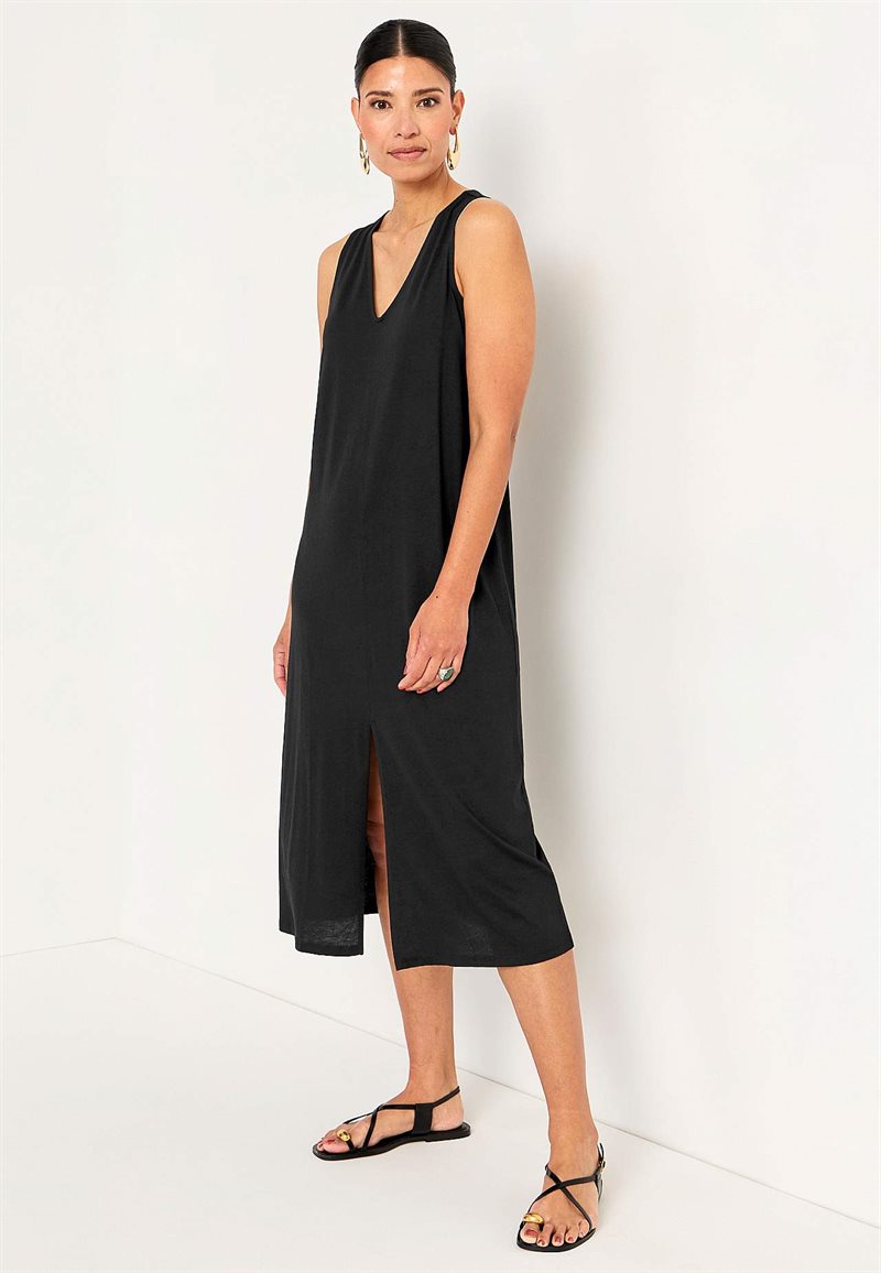 Product Image for V-ringad, ärmlös trikåklänning Juni