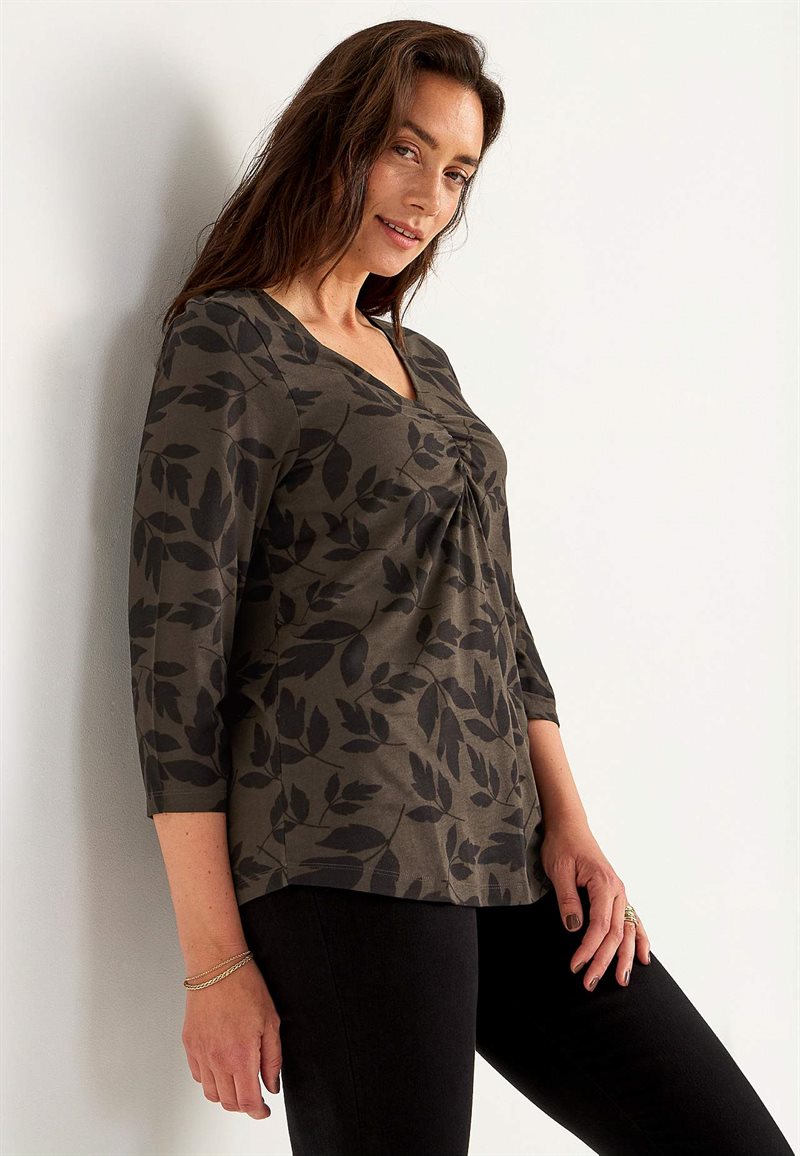 TrikÃ¥topp med rynkdetaljer 31253