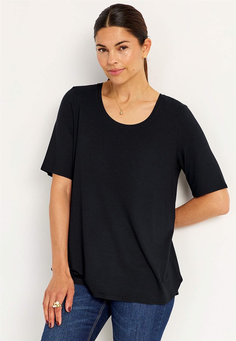 Product Image for Trikåtopp med korta ärmar