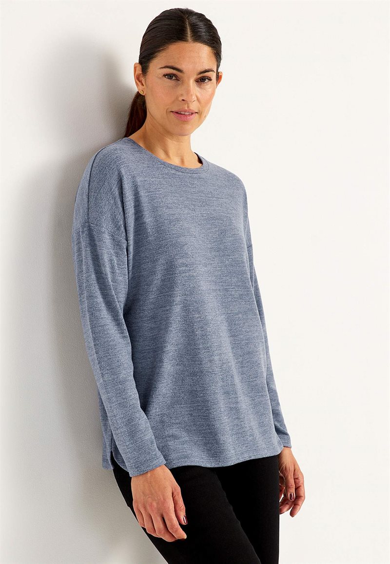 Supermjuk, långärmad trikåtopp 31587