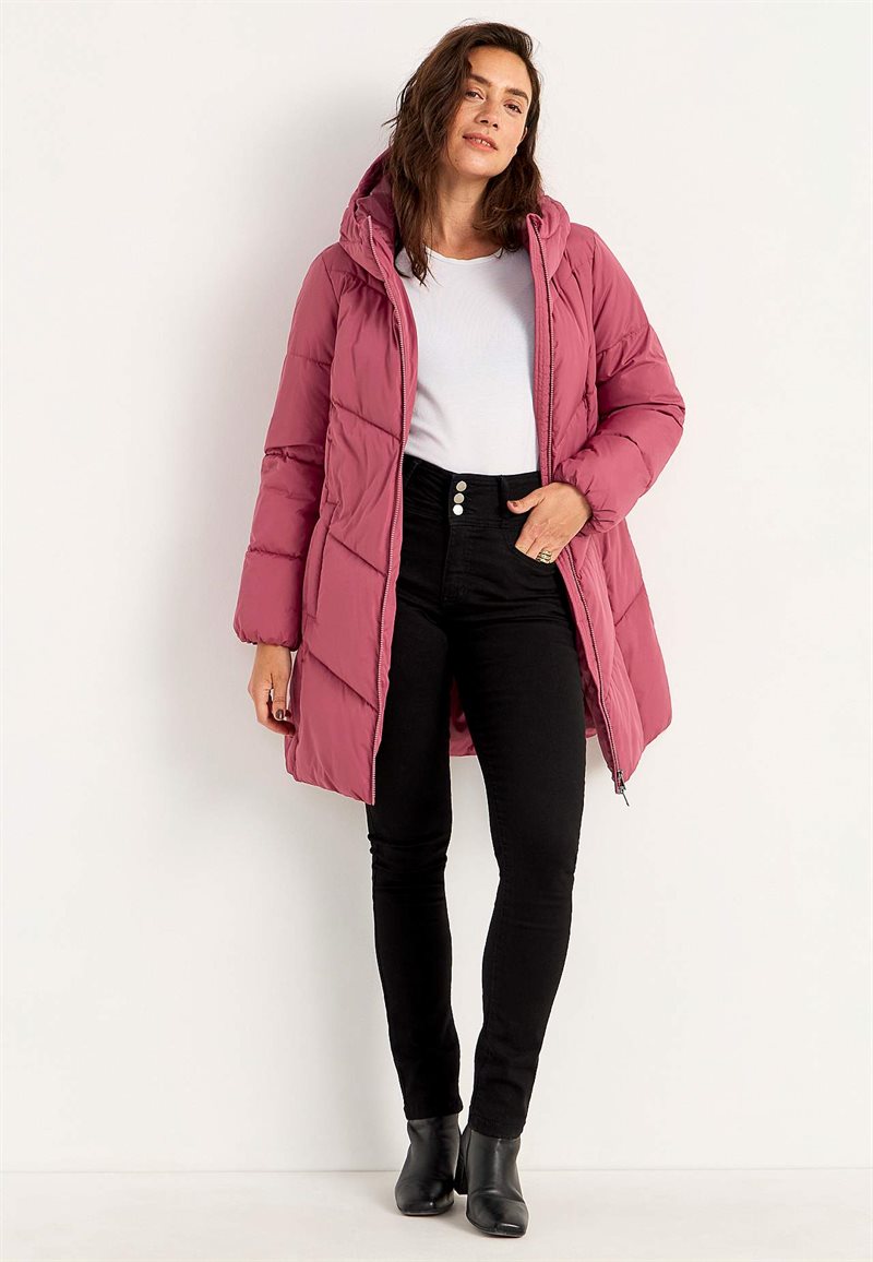 Product Image for Lång jacka med fluffig vaddering