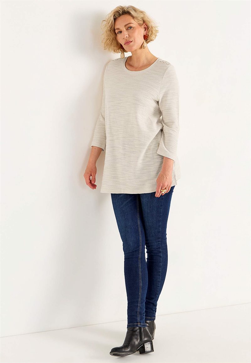 Trikåtunika med struktur