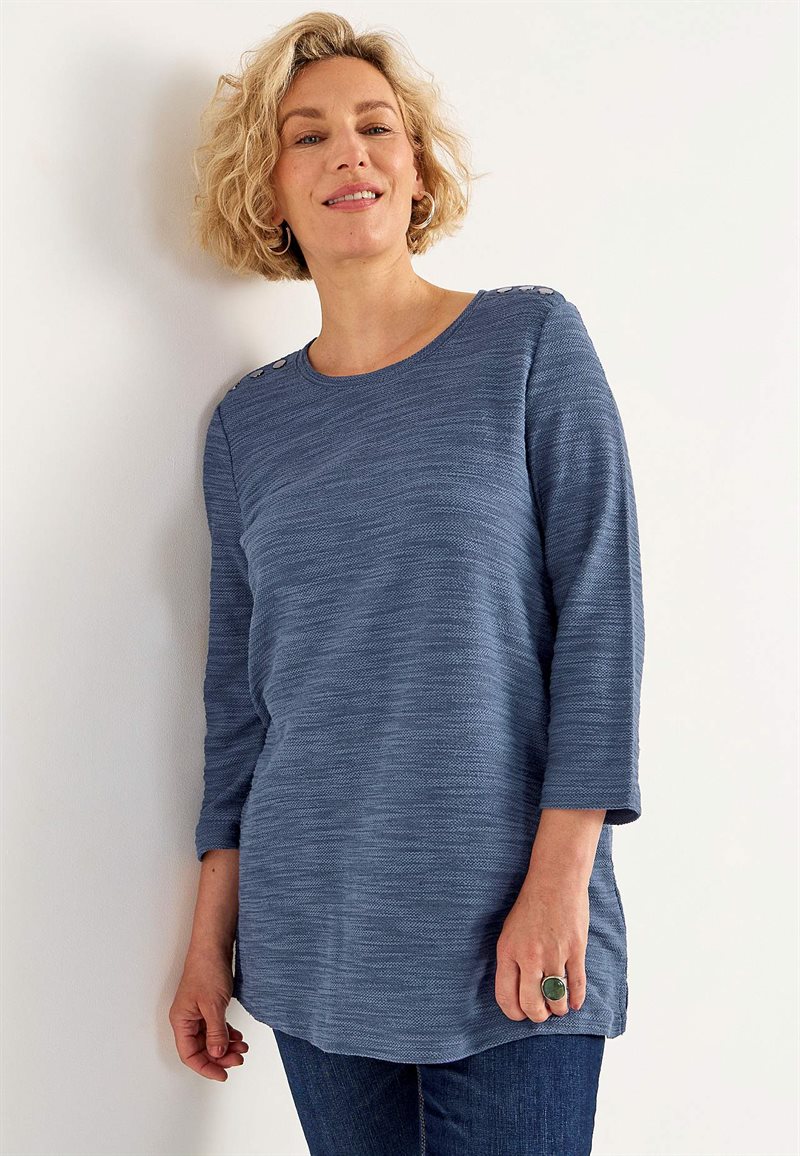 Trikåtunika med struktur 35326