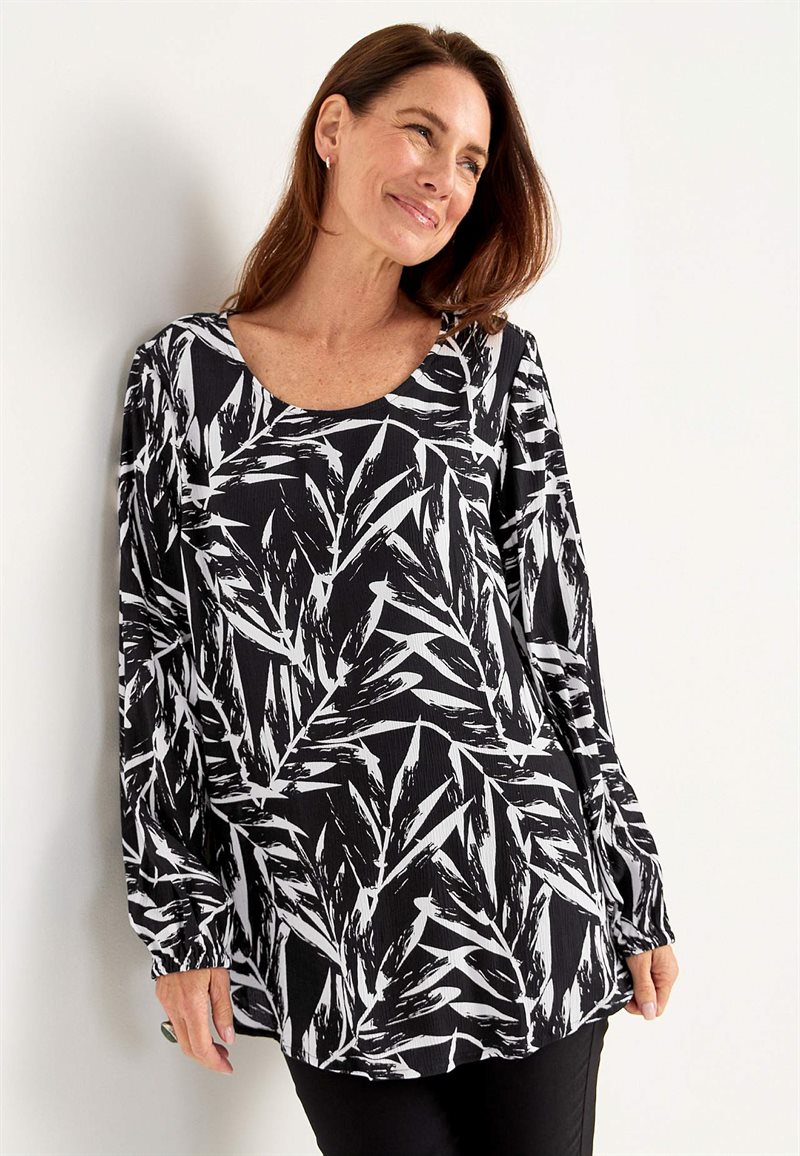Product Image for Tunika med strukturvävt tyg