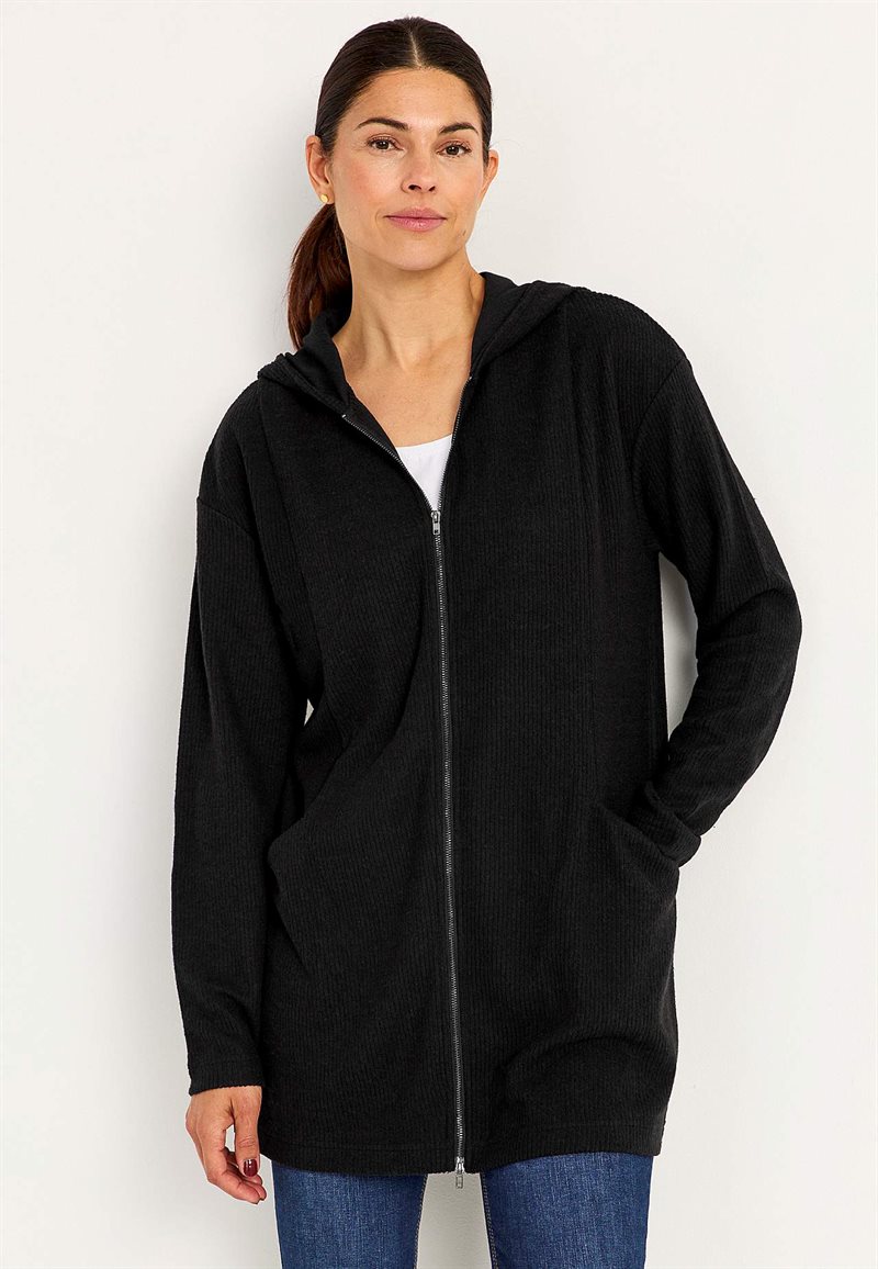 Supermjuk lång cardigan med fickor