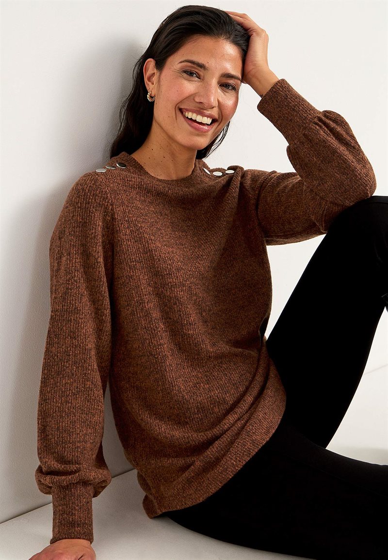 Stickad, mjuk tröja 32120