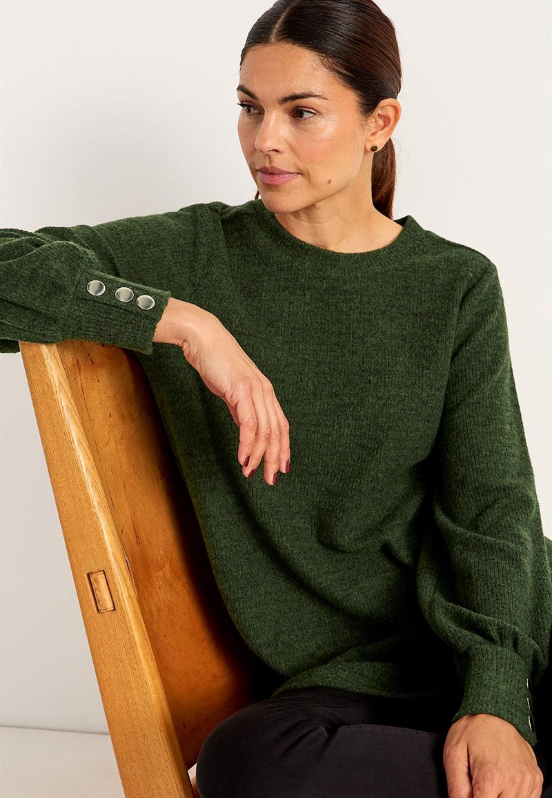 Supermjuk tunika med melerade färger 32190