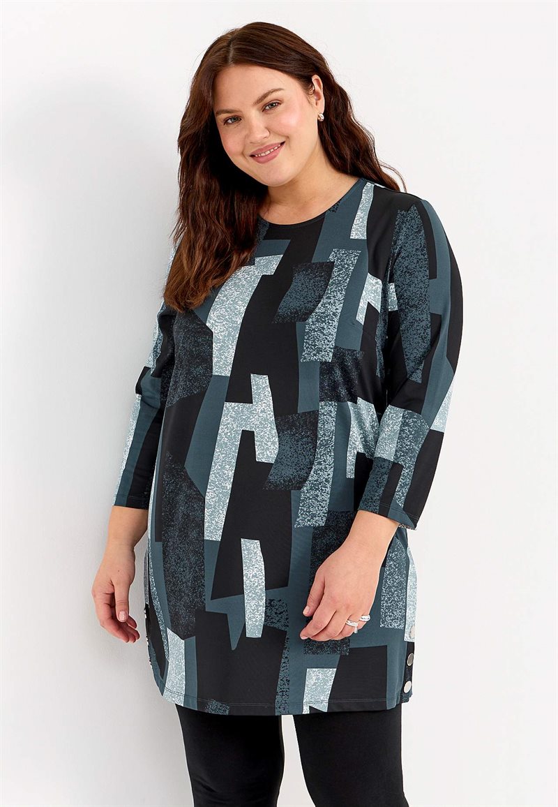 Stilrätt trikåtunika Jasminette 25596