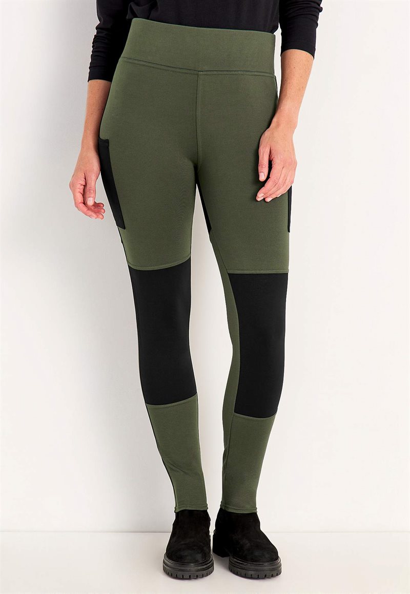 Leggings med sidfickor