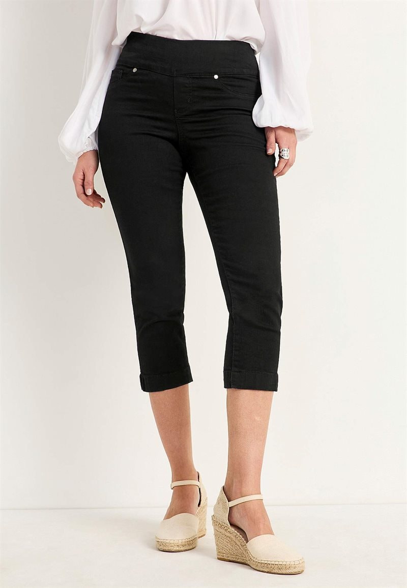 Supersköna caprijeggings i denim Elin