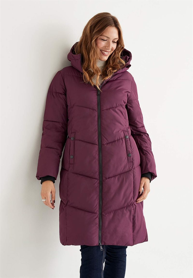 Lång kappa med fluffig vaddering Veronica 25576