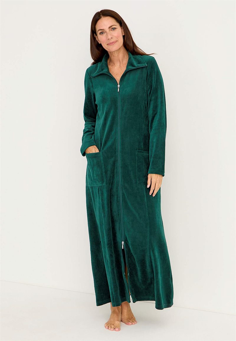 Product Image for Lång morgonrock i velour