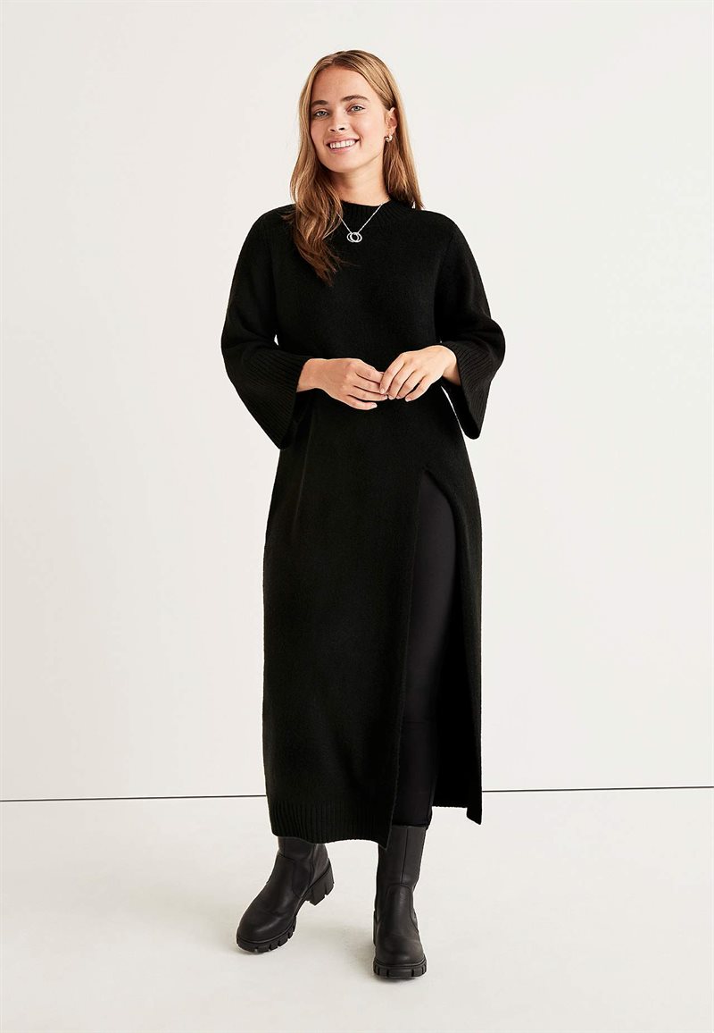 Product Image for Stickad klänning med hög slits Donna