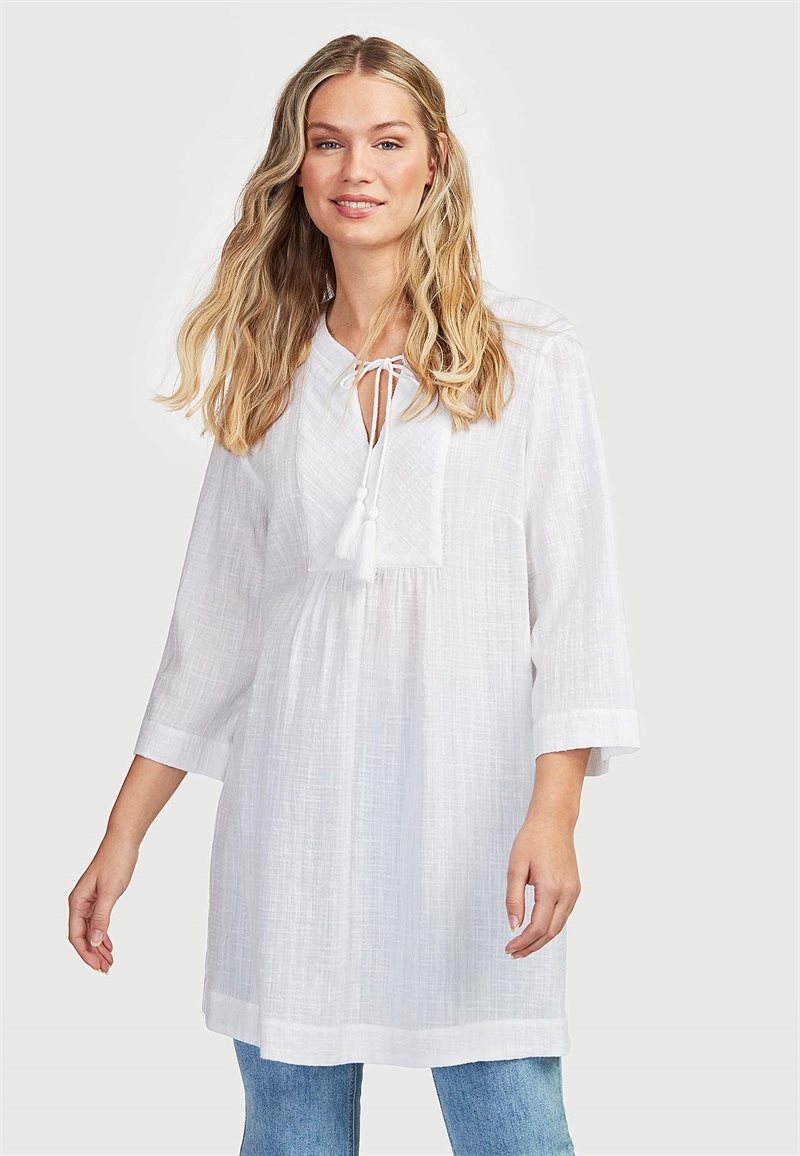 Product Image for Slubvävd tunika i bomull Grethe